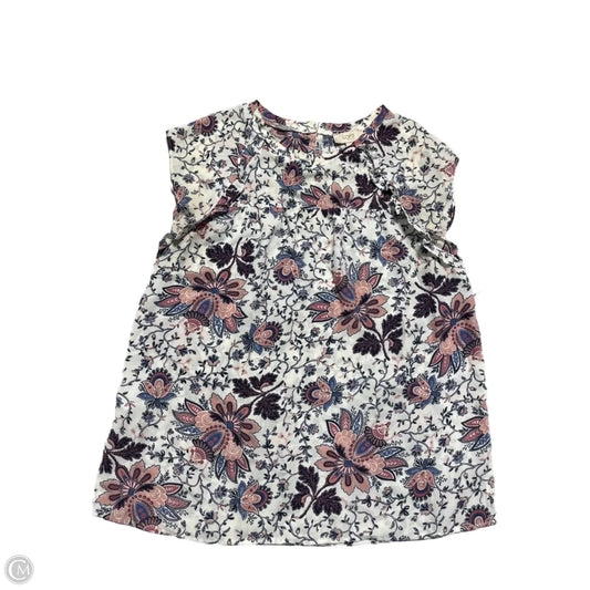 Blouse Sleeveless By Loft In Floral Print, Size: M