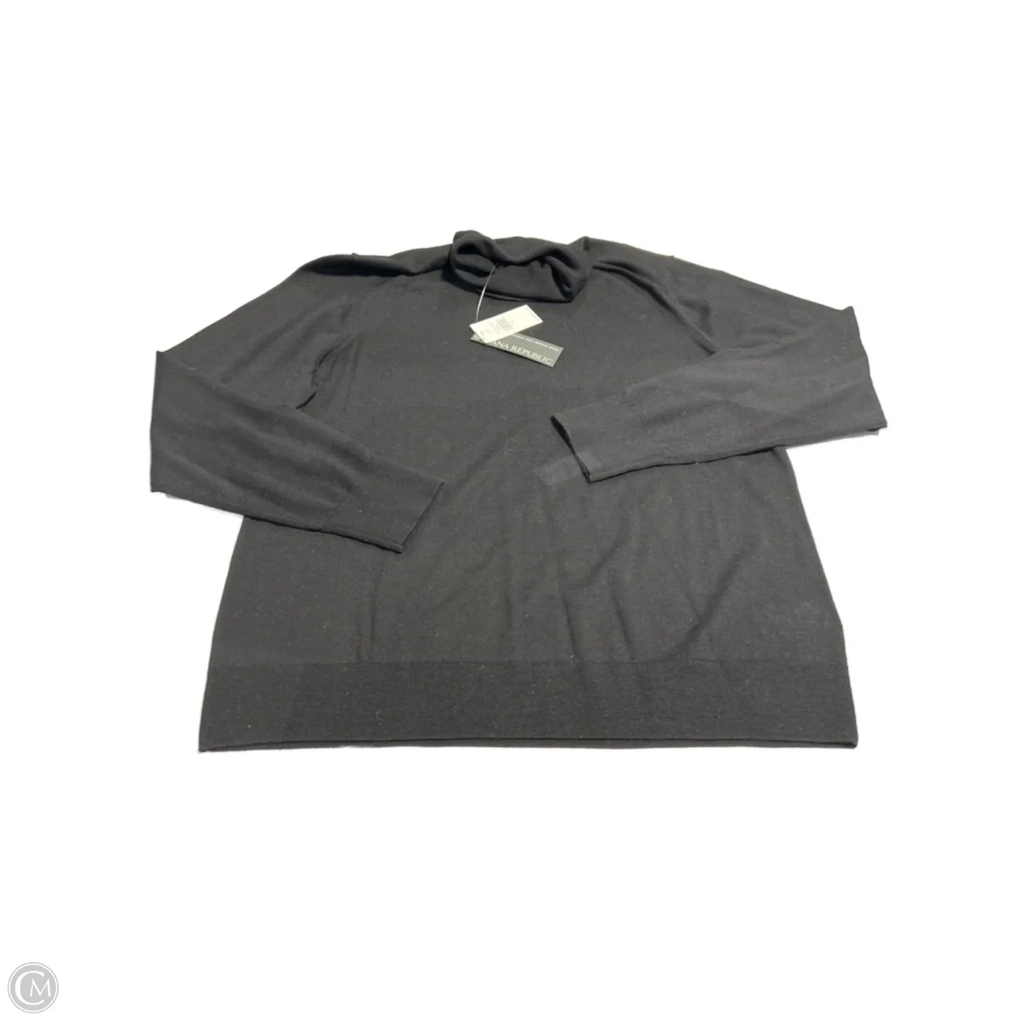 Top Long Sleeve By Banana Republic In Black, Size: Xl