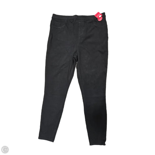 Jeans Skinny By Spanx In Black, Size: 3x