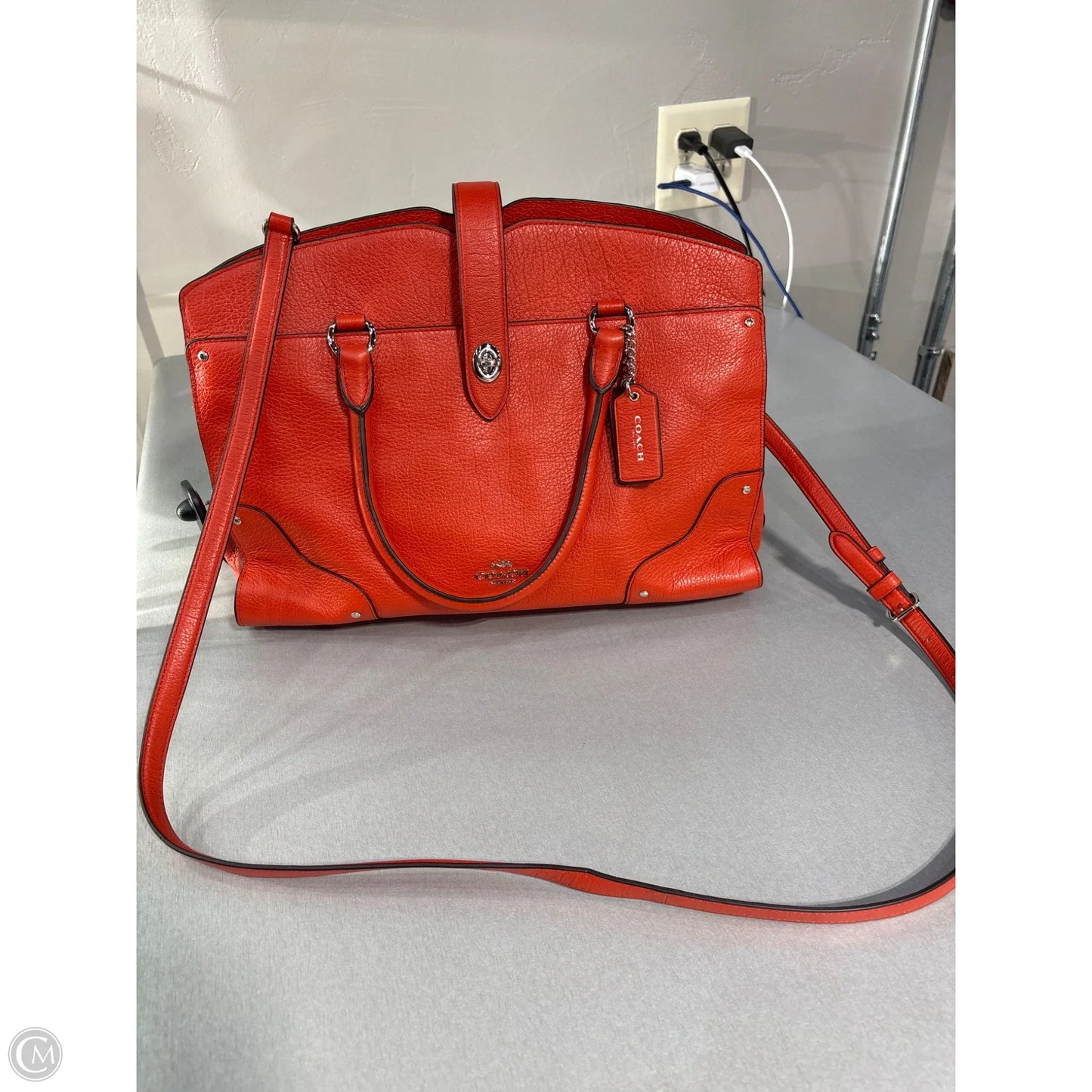 Handbag Designer By Coach, Size: Large