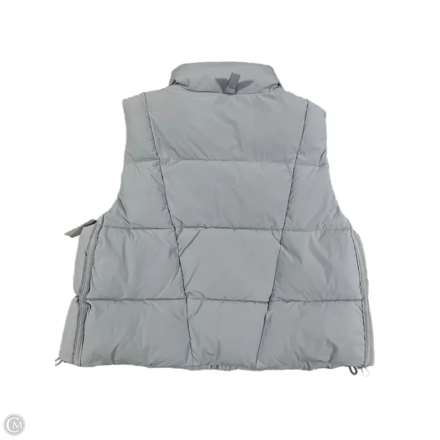 Vest Puffer & Quilted By Flx In Grey, Size: S