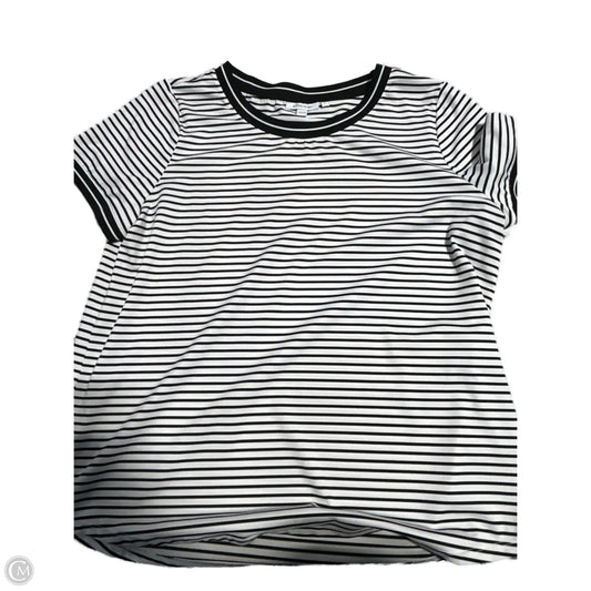 Top Sleeveless Basic By Chicos In Striped Pattern, Size: L