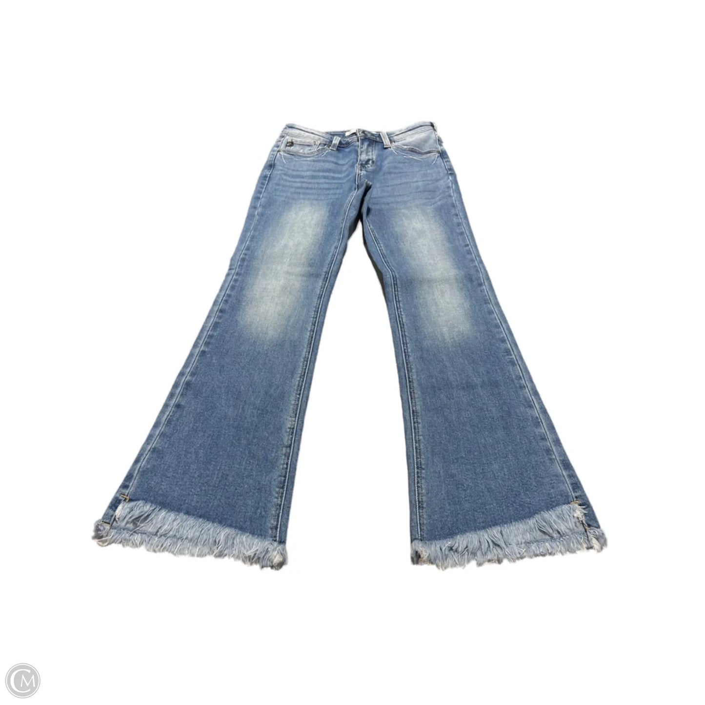 Jeans Boot Cut By Kancan In Blue Denim, Size: 4