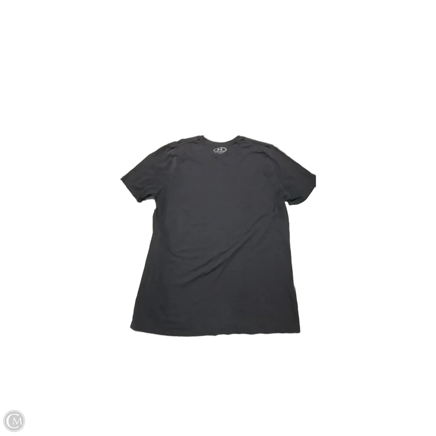 Athletic Top Short Sleeve By Under Armour In Grey, Size: L