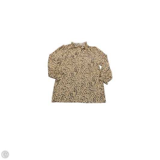 Top 3/4 Sleeve By Cmc In Polkadot Pattern, Size: S