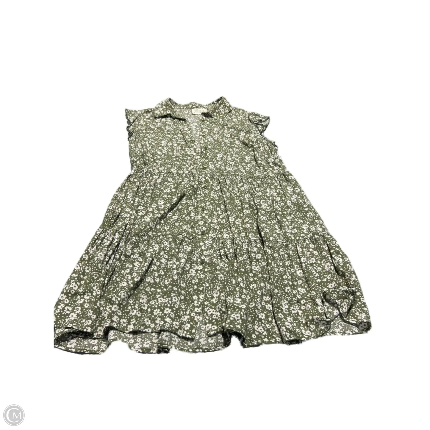 Dress Casual Short By Cmc In Green, Size: 2x