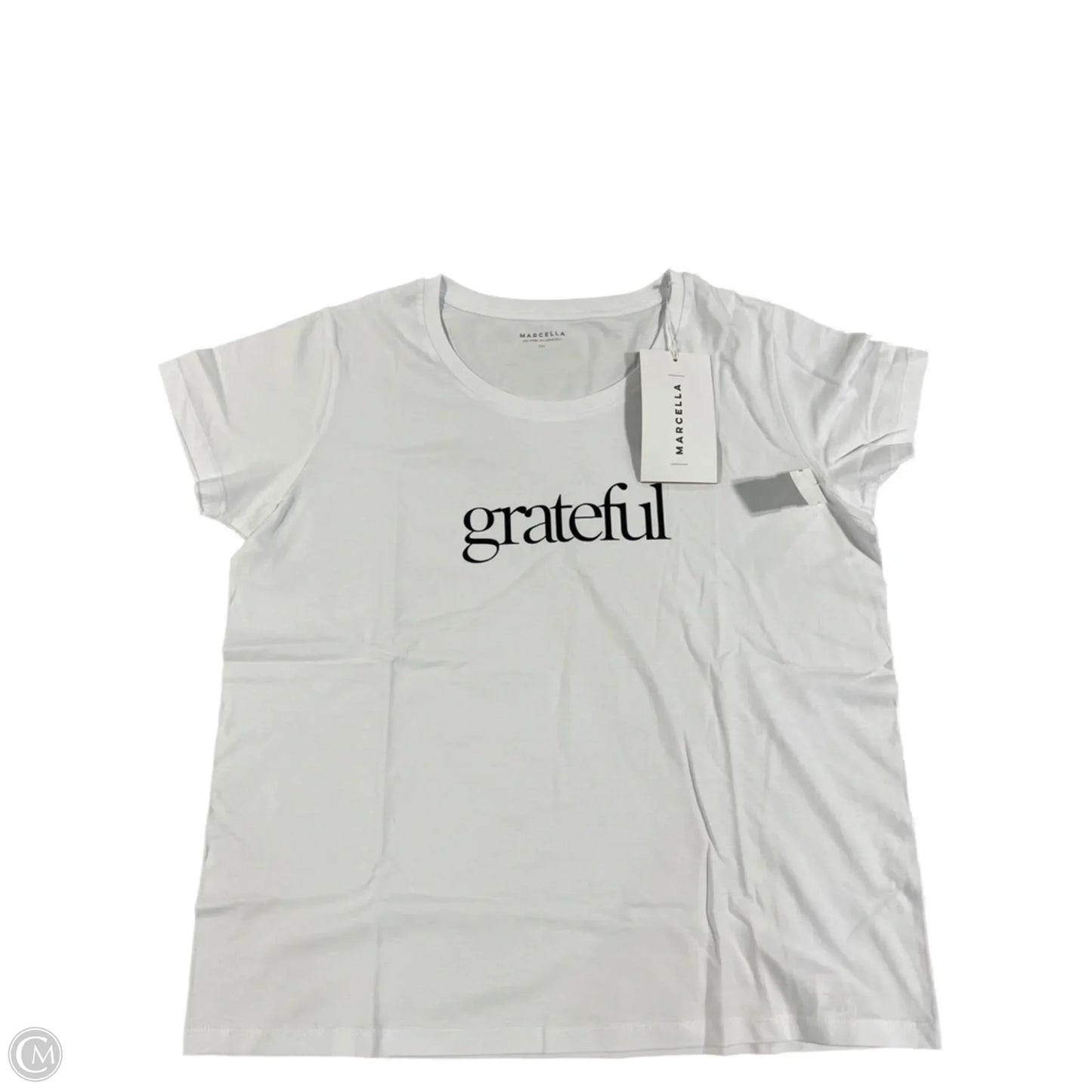 Top Short Sleeve Basic By Cmc In White, Size: Xxl