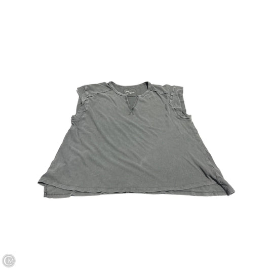 Top Short Sleeve By Aerie In Grey, Size: M