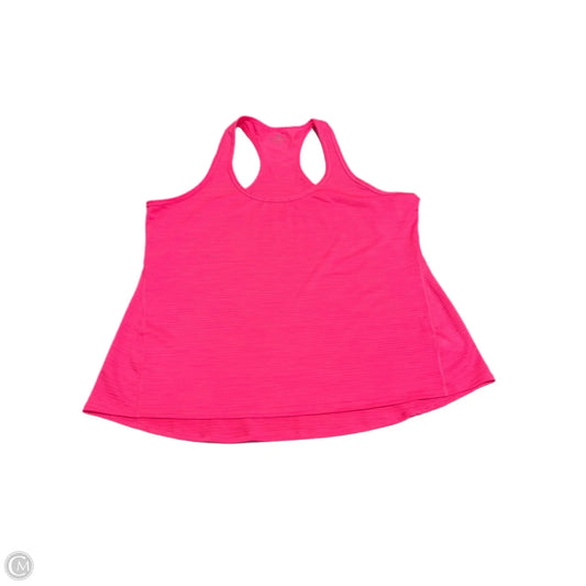 Athletic Tank Top By Athleta In Pink, Size: Xl