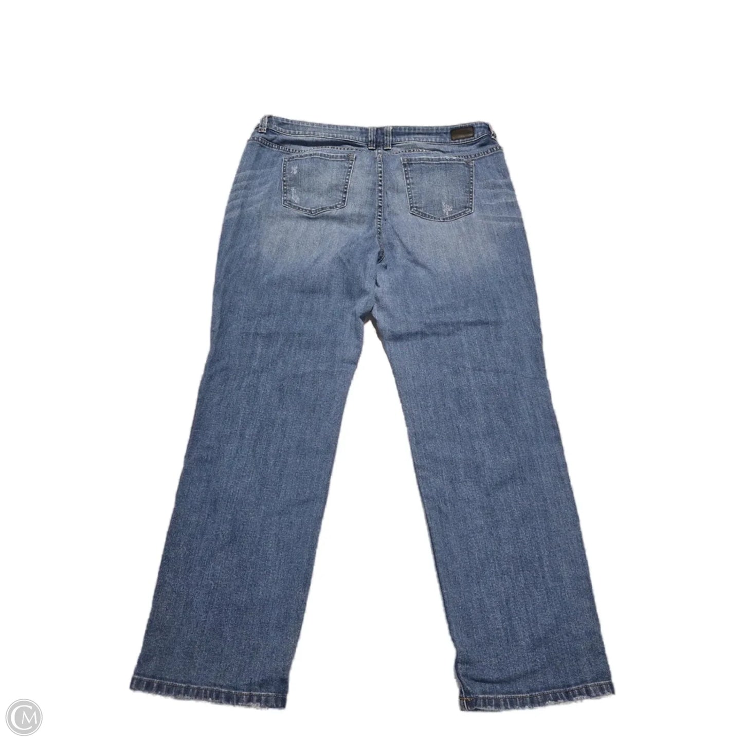 Jeans Boot Cut By Halogen In Blue Denim, Size: 18