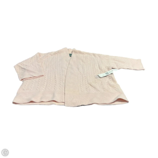 Cardigan By Lauren By Ralph Lauren In Pink, Size: 3x