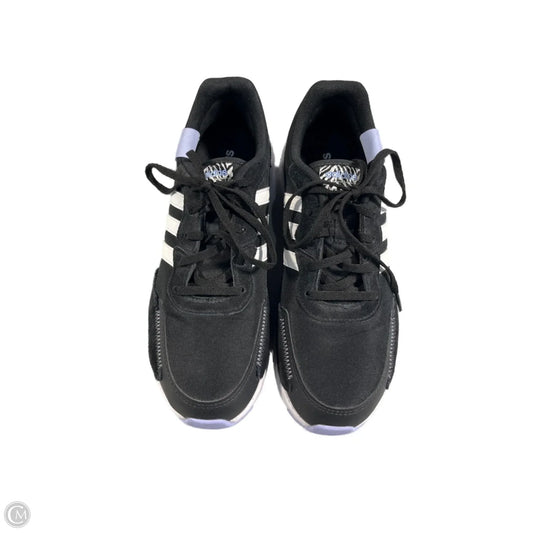Shoes Athletic By Adidas In Black & Purple, Size: 9