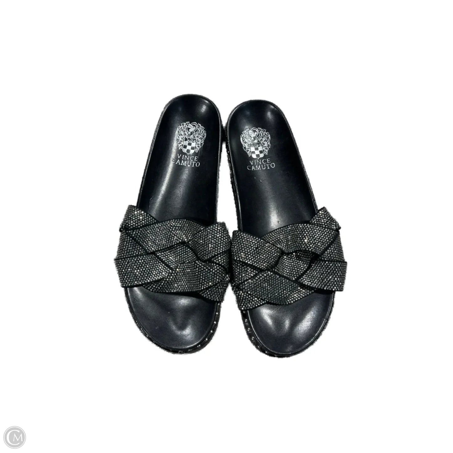 Sandals Flats By Vince Camuto In Black, Size: 9