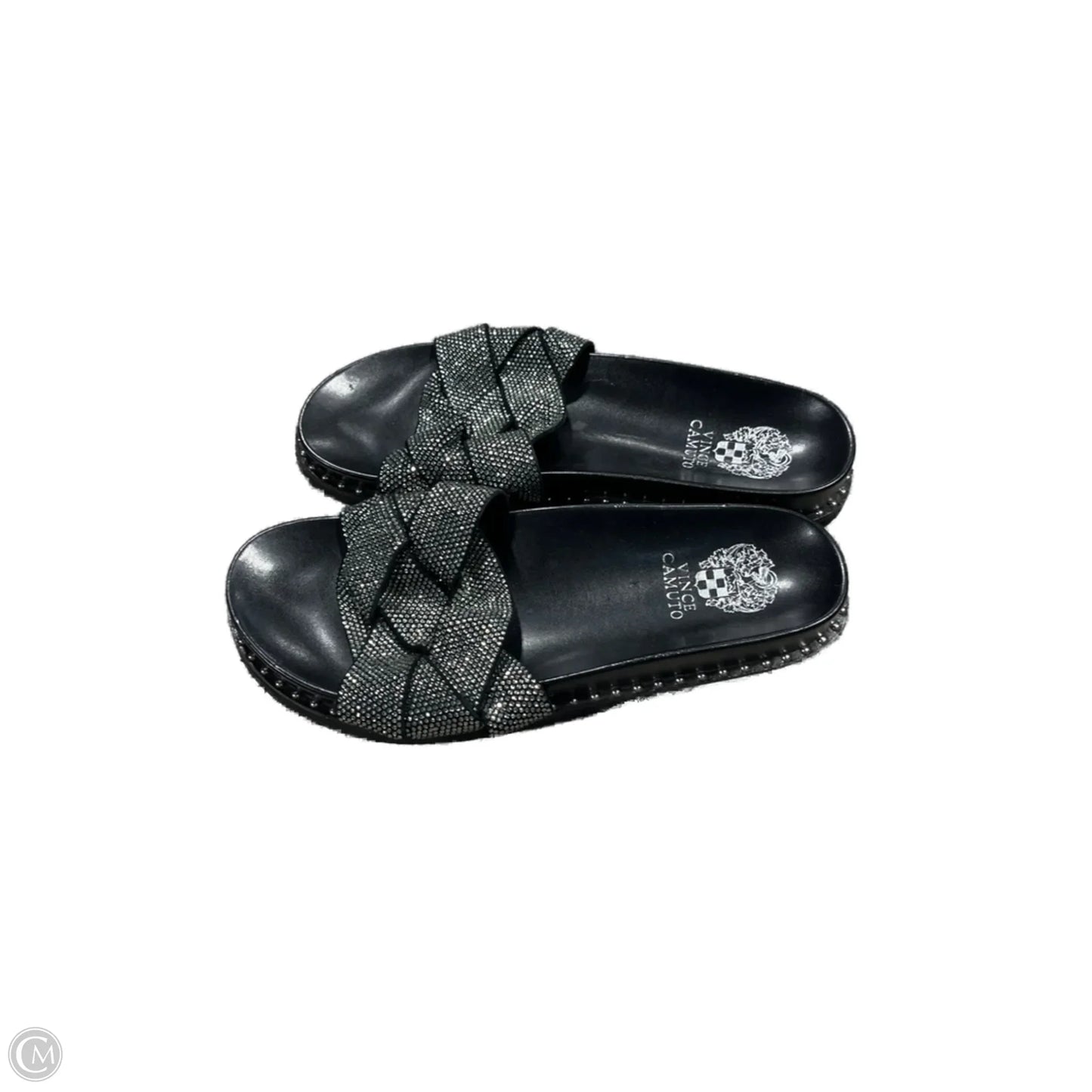 Sandals Flats By Vince Camuto In Black, Size: 9