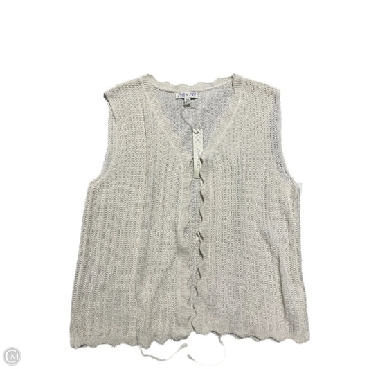 Cardigan By She + Sky In White, Size: Xxl