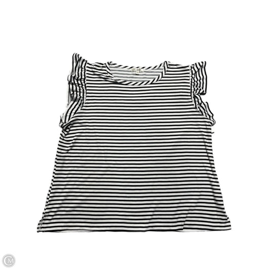 Top Sleeveless By Nine Britton In Striped Pattern, Size: Xl