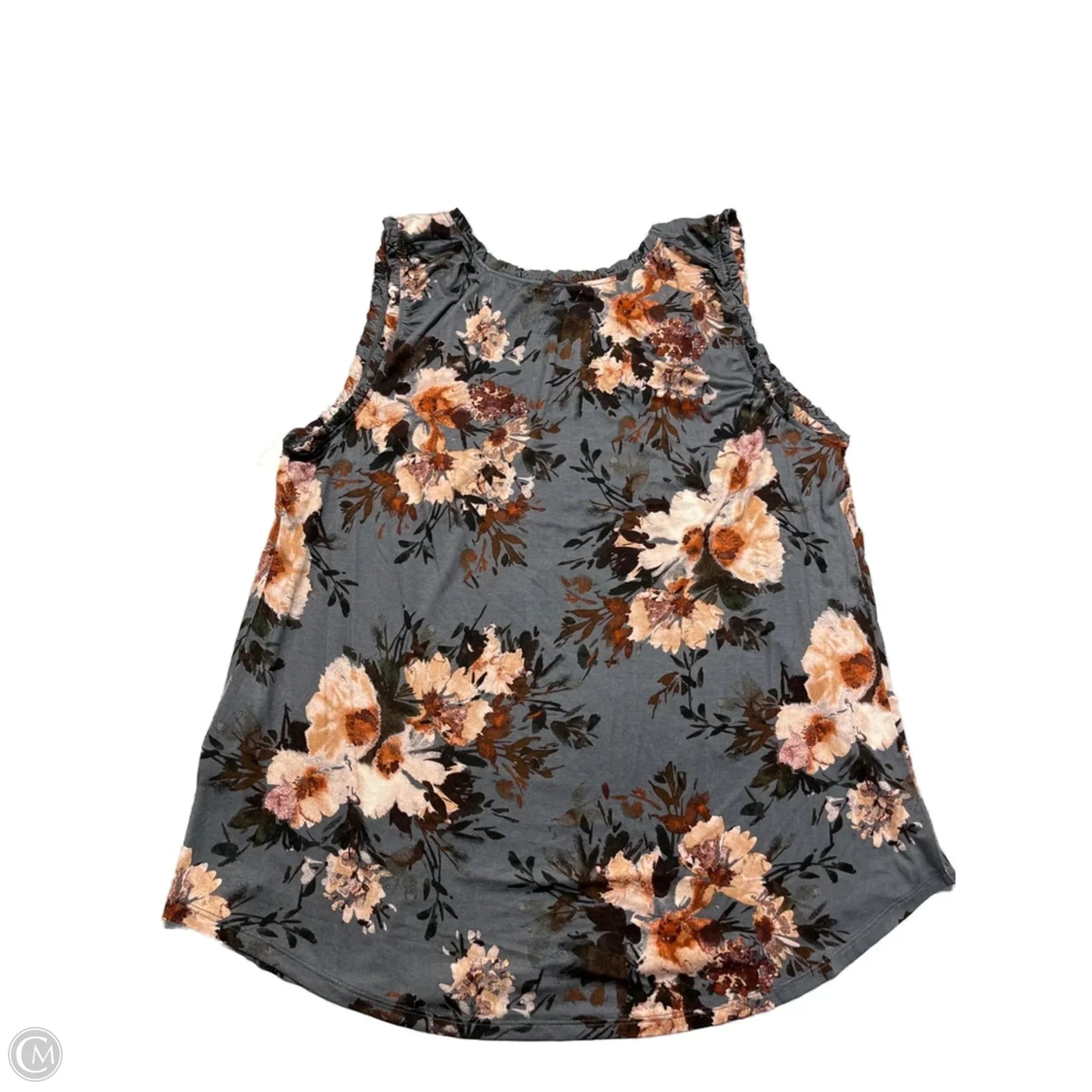 Top Sleeveless By Maurices In Floral Print, Size: Xl