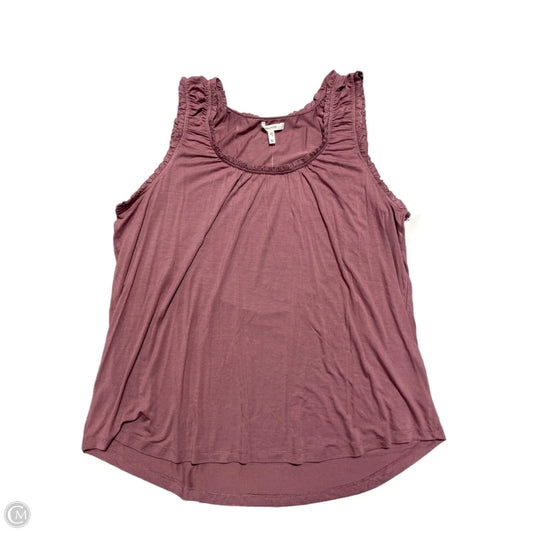 Top Sleeveless By Maurices In Mauve, Size: Xl
