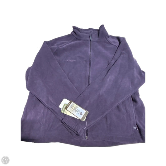 Jacket Fleece By Columbia In Purple, Size: 2x