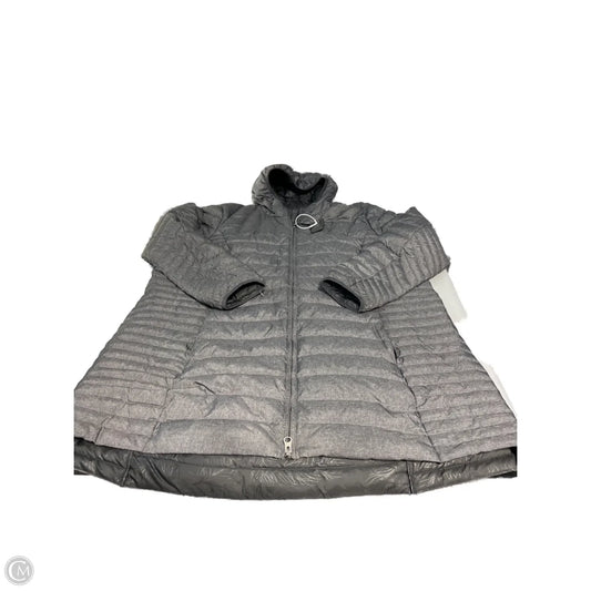 Coat Puffer & Quilted By Eddie Bauer In Grey, Size: 2x