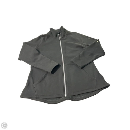 Jacket Fleece By Skechers In Black, Size: Xl