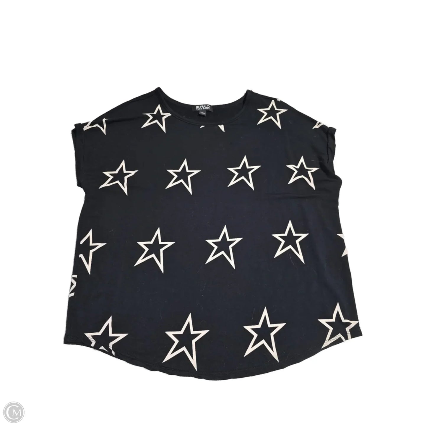 Top Short Sleeve Basic By Buffalo David Bitton In Black, Size: M