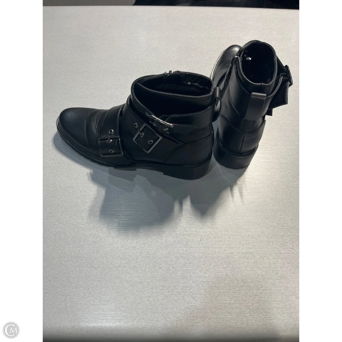 Boots Ankle Flats By Blondo In Black, Size: 9