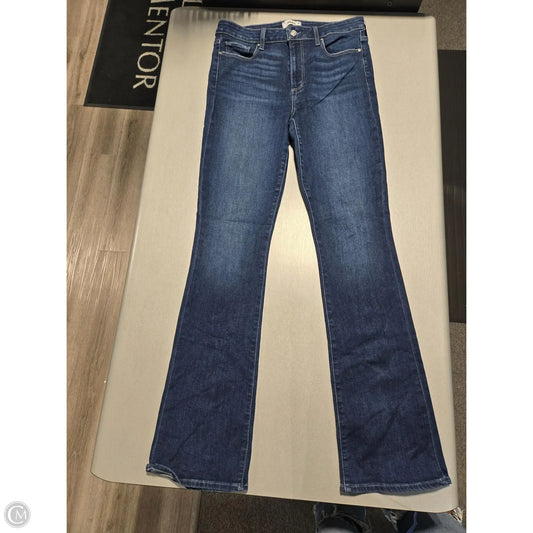 Jeans Boot Cut By Paige In Blue Denim, Size: 12