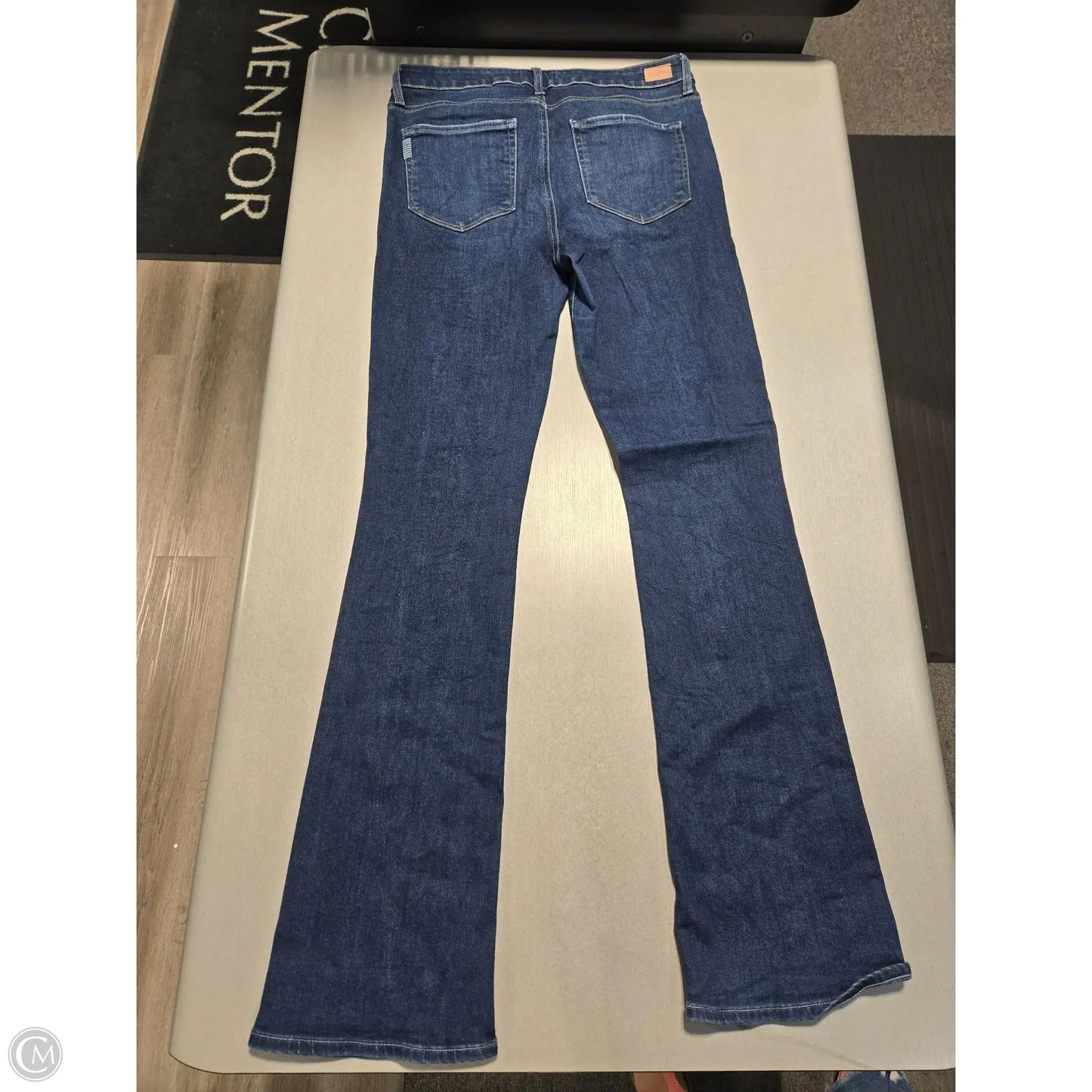 Jeans Boot Cut By Paige In Blue Denim, Size: 12