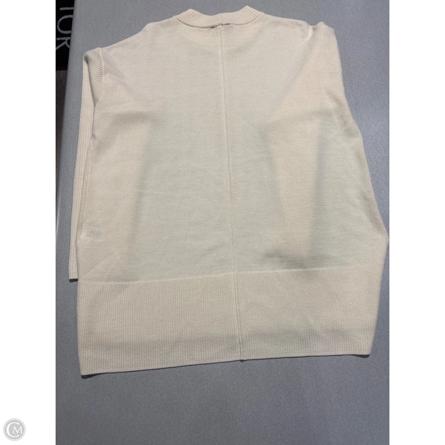 Top Long Sleeve By Talbots In Cream, Size: L