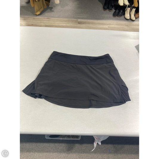 Athletic Skirt By Lululemon In Black, Size: 8