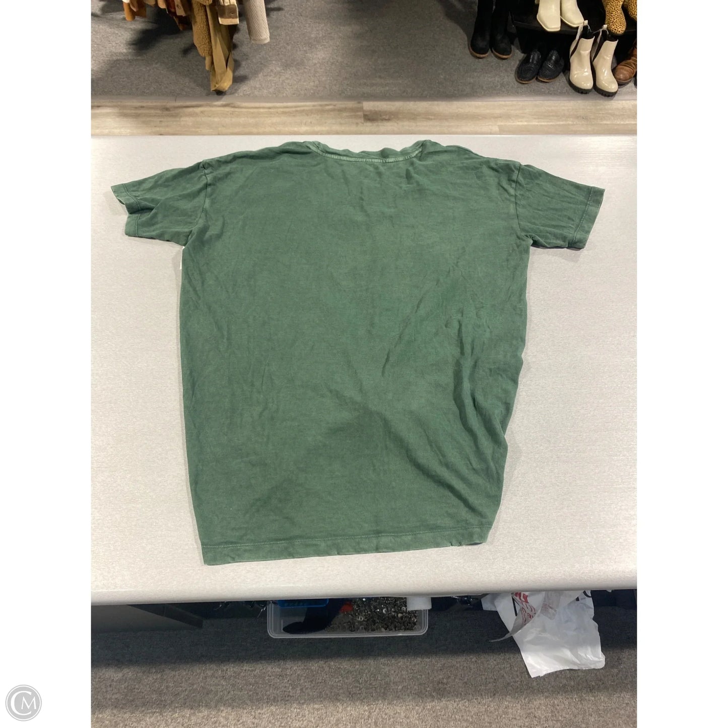 Top Short Sleeve By Aerie In Green, Size: Sp