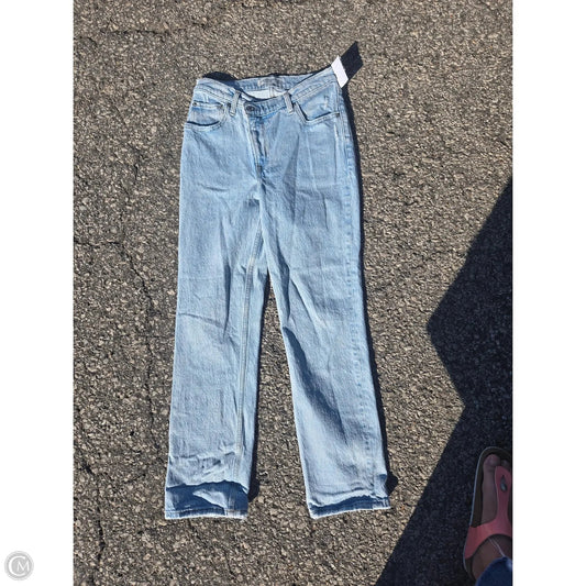 Jeans Straight By Abercrombie And Fitch In Blue Denim, Size: 0