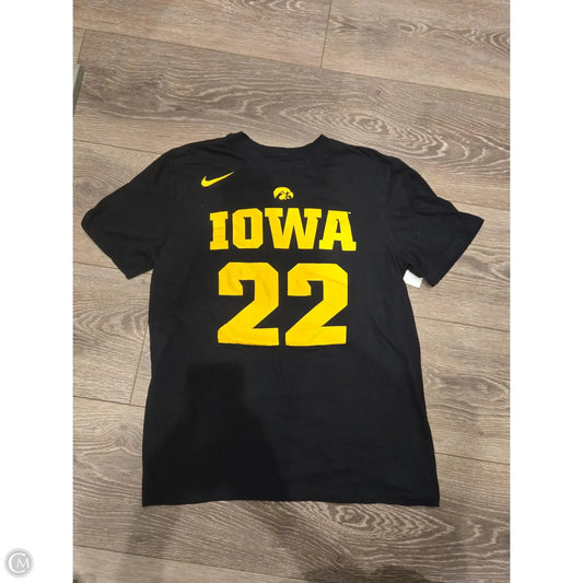 Top Short Sleeve By Nike In Black, Size: M