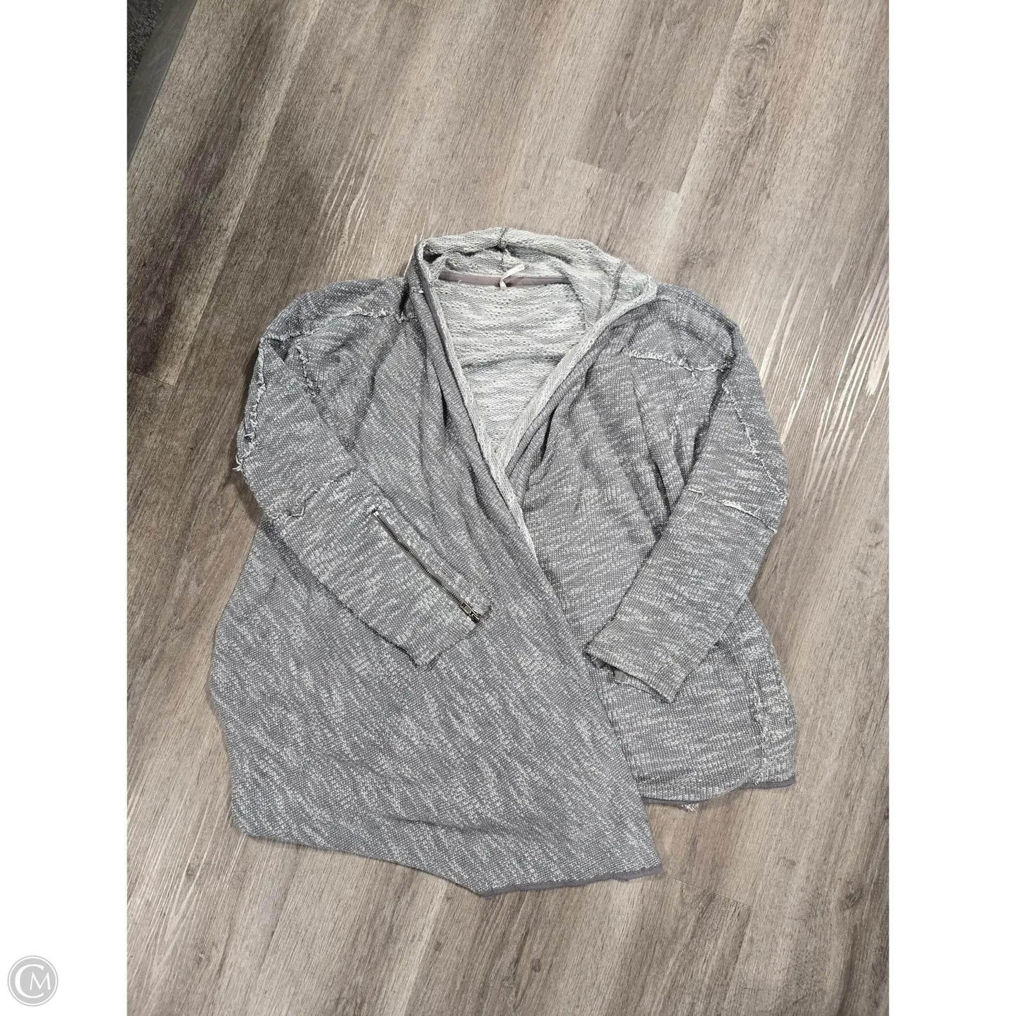 Jacket Fleece By Free People In Grey, Size: M