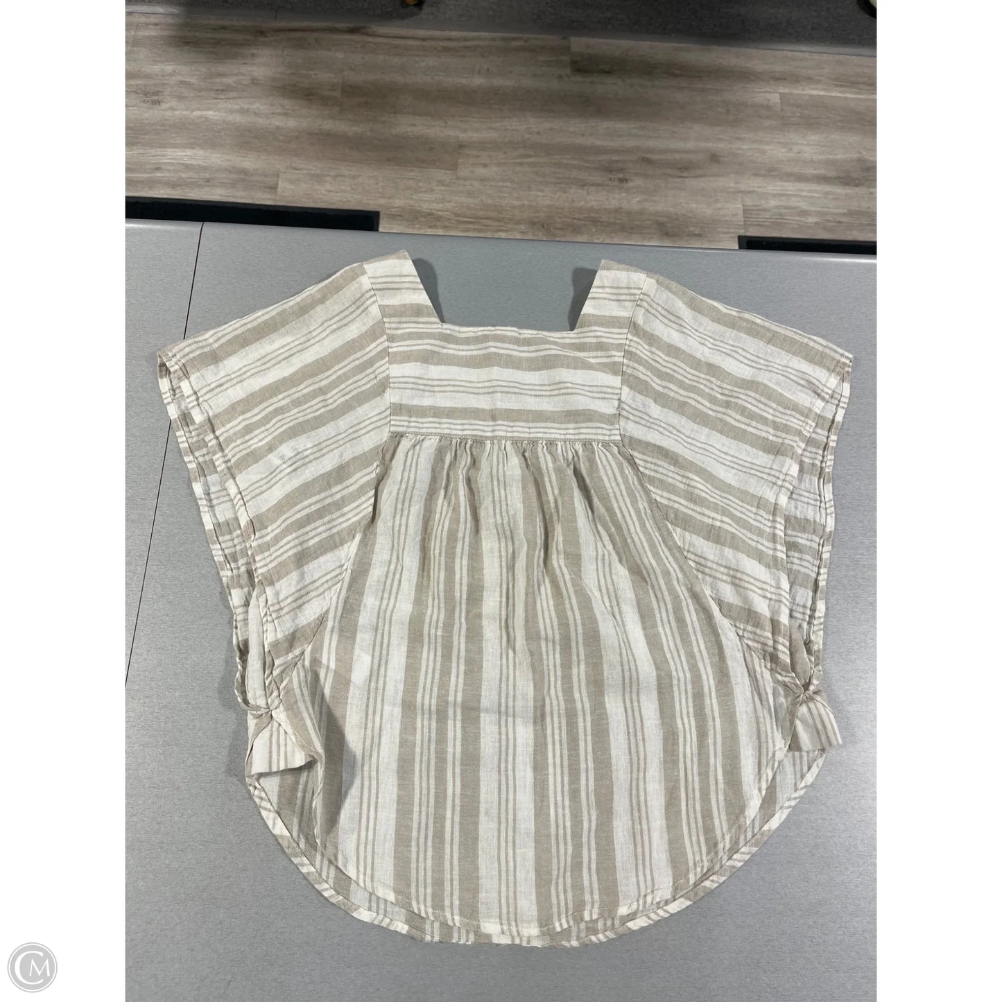 Top Short Sleeve By Beachlunchlounge In Striped Pattern, Size: Xs