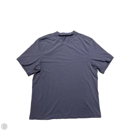 Athletic Top Short Sleeve By Lululemon In Purple, Size: M