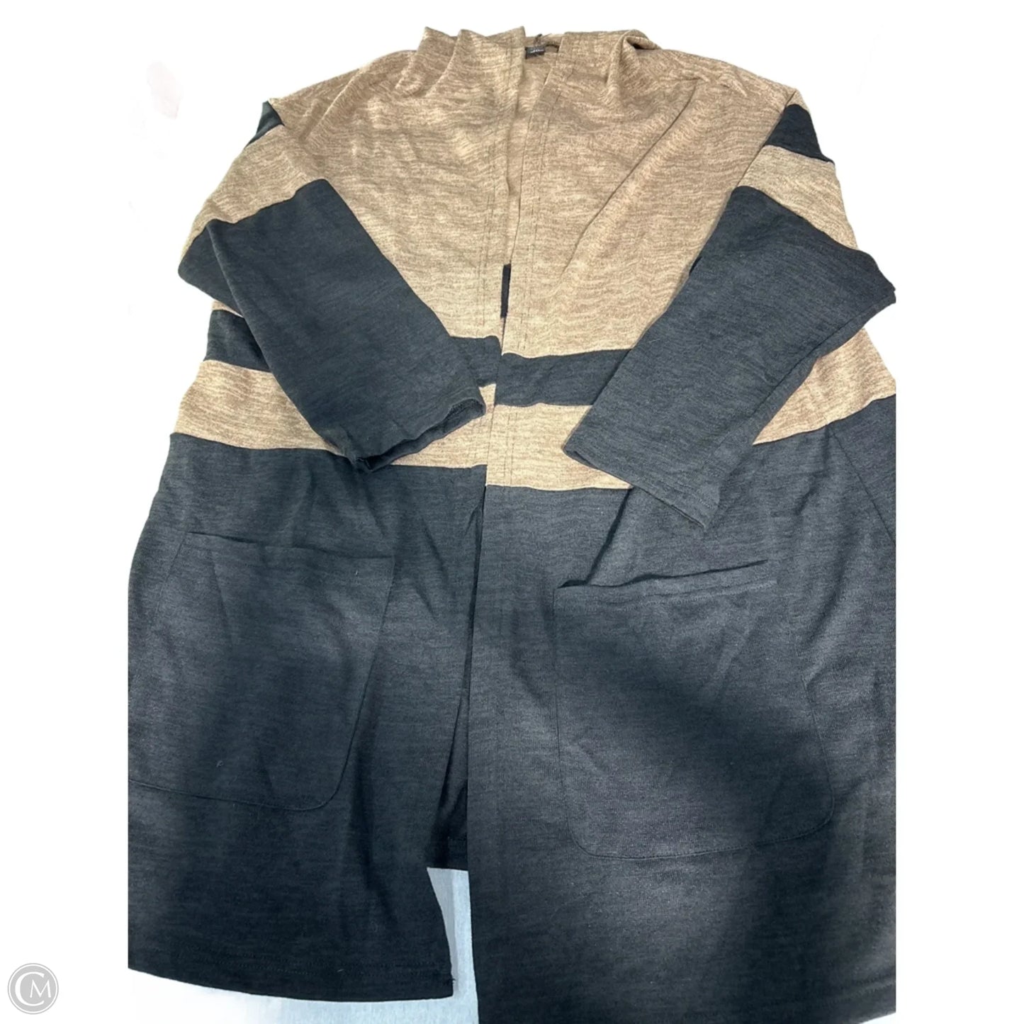Cardigan By Cmc In Black & Brown, Size: 2x