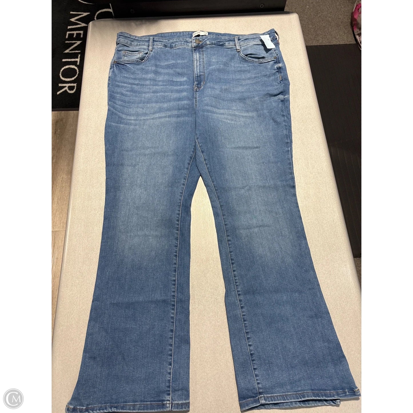 Jeans Boot Cut By Nine West In Blue Denim, Size: 22