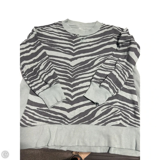 Top Long Sleeve By Aerie In Blue, Size: L