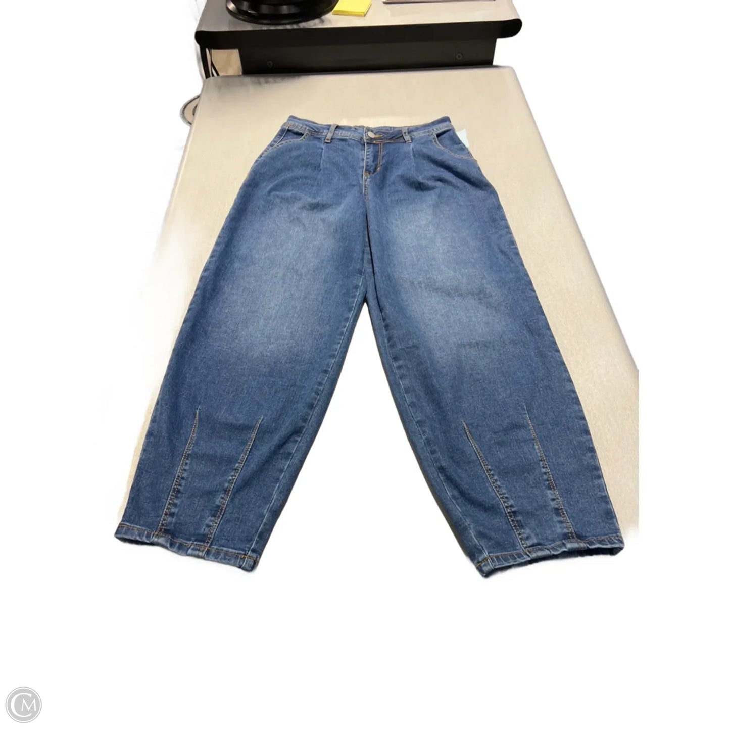 Jeans Straight By Cmc In Blue Denim, Size: 6