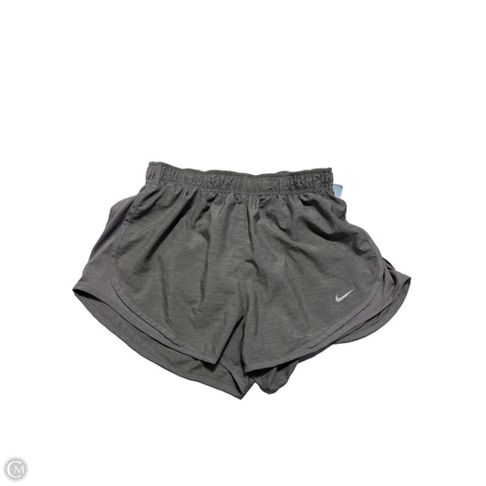 Athletic Shorts By Nike In Grey, Size: M