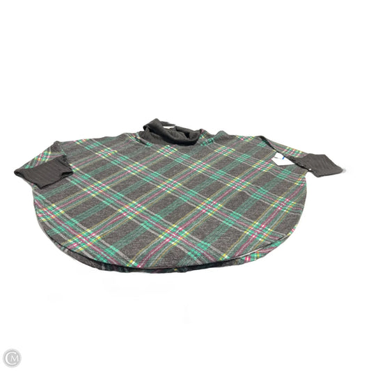 Shawl By Multiples In Plaid Pattern, Size: Xl