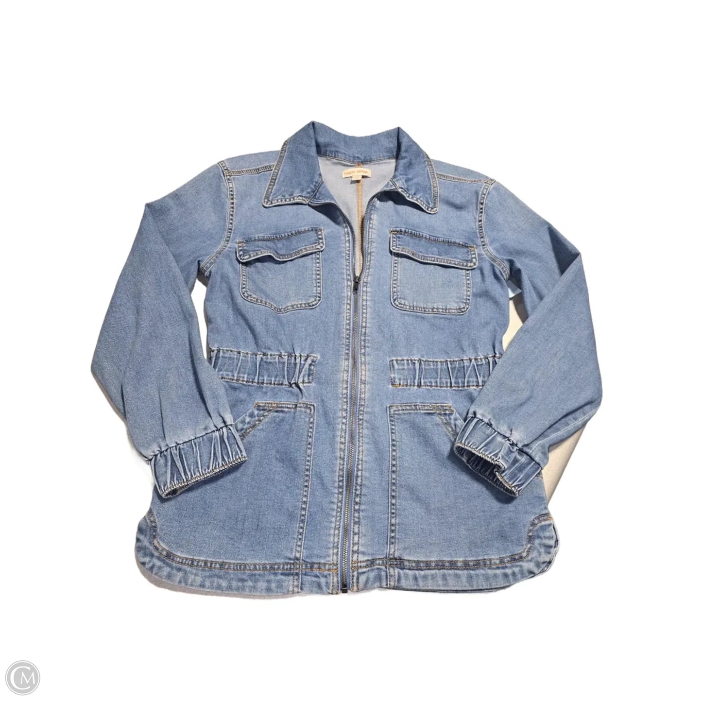 Jacket Denim By Knox Rose In Blue Denim, Size: M