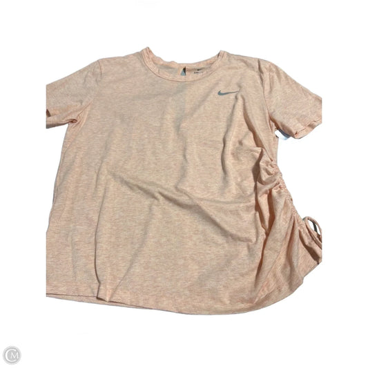 Top Short Sleeve By Nike In Pink, Size: Xl
