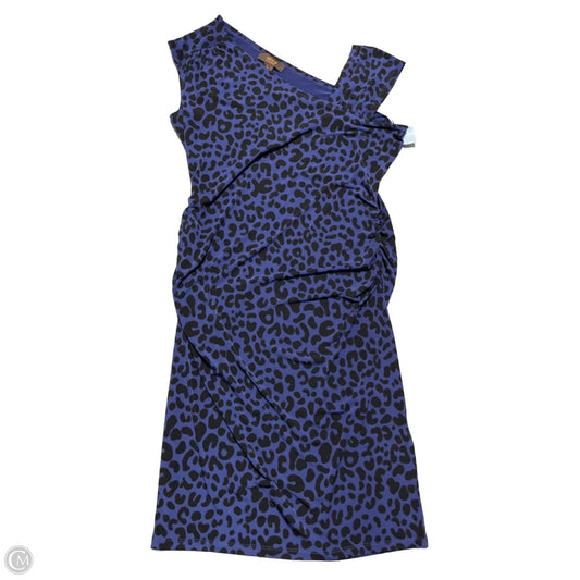Dress Casual Midi By Victor In Animal Print, Size: L