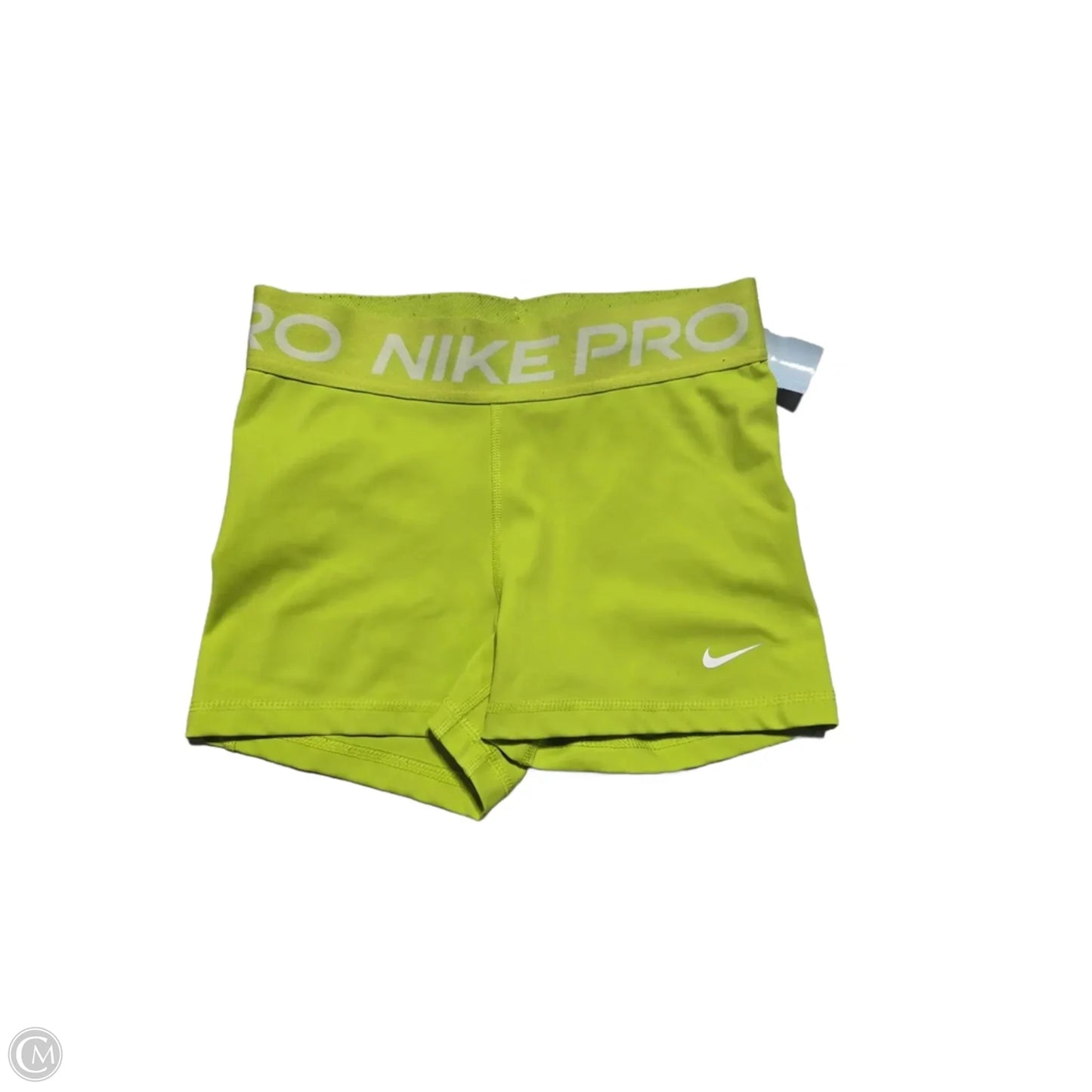 Athletic Shorts By Nike In Green, Size: S