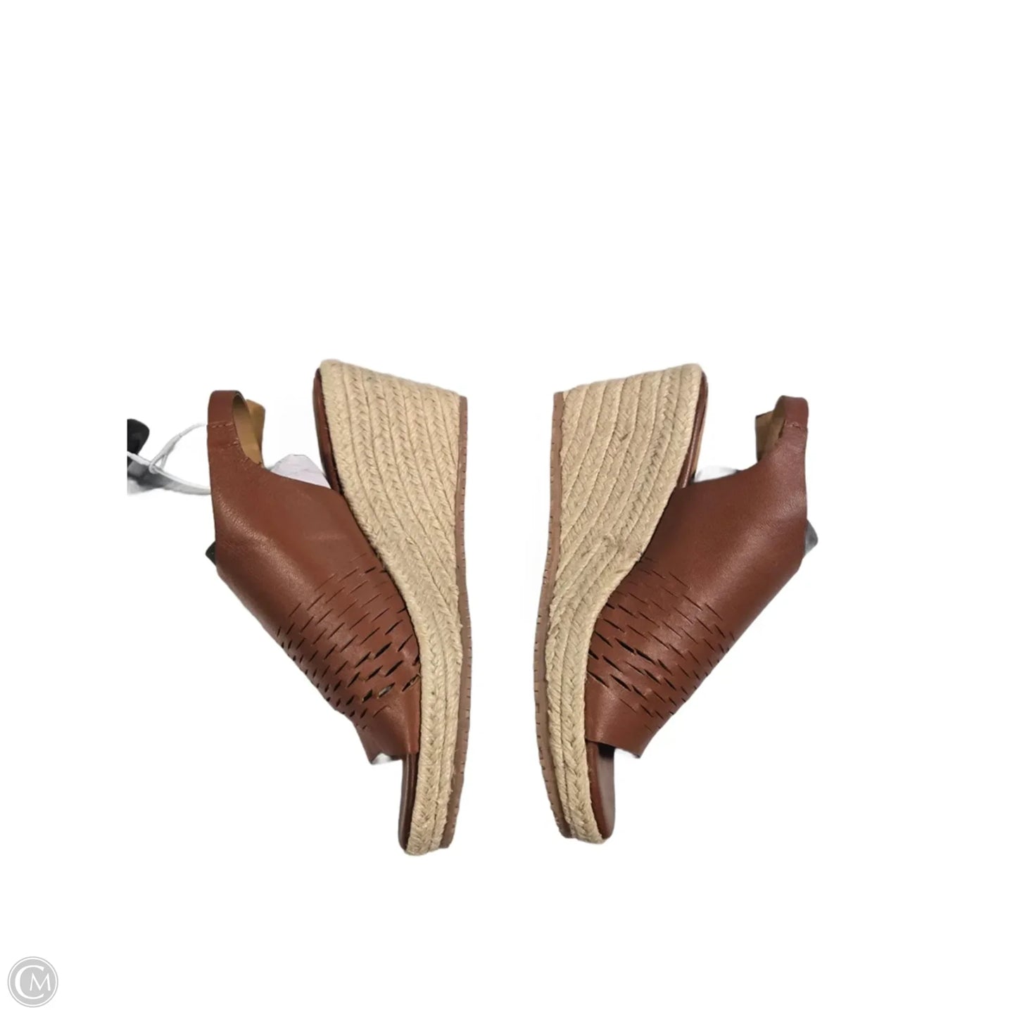 Shoes Heels Wedge By Cmc In Brown, Size: 7