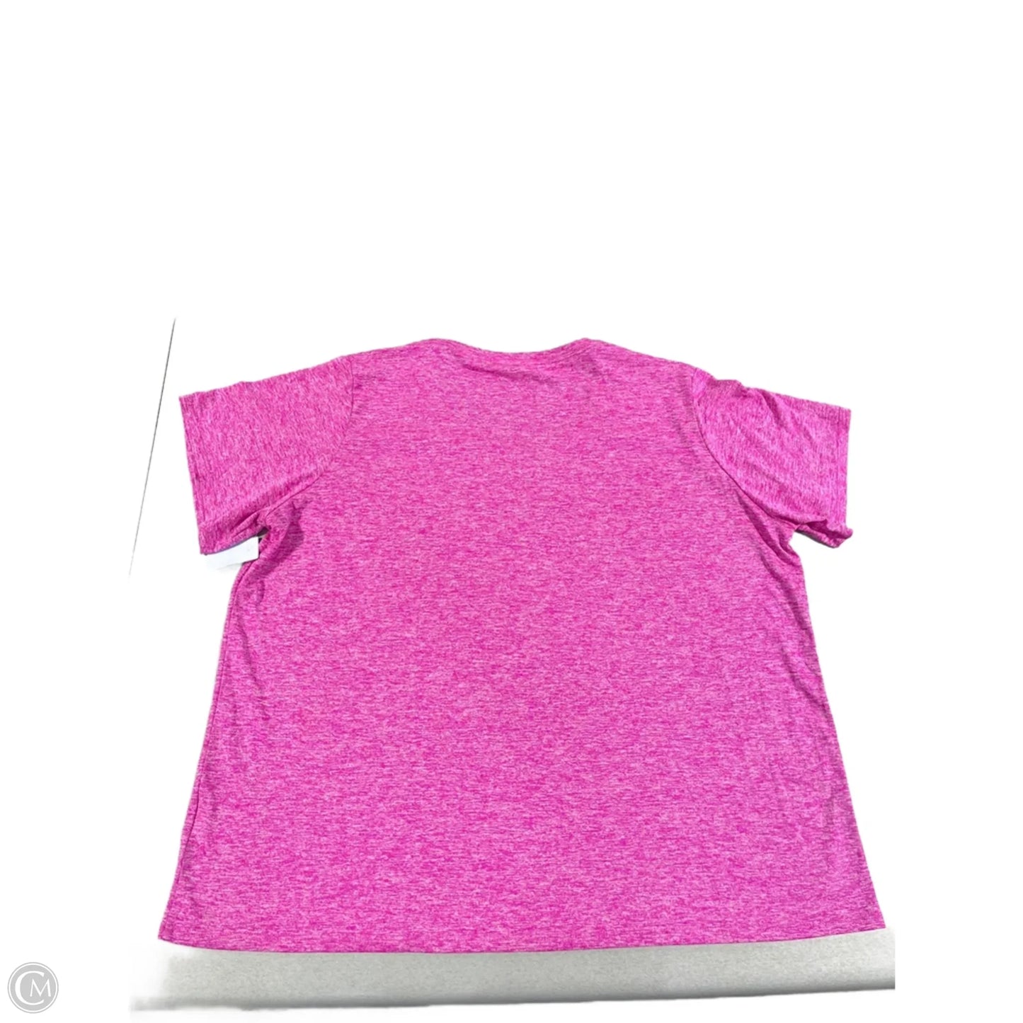 Athletic Top Short Sleeve By Nike In Pink, Size: 2x