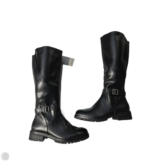 Boots Knee Flats By Spring Step In Black, Size: 10